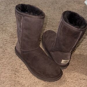 UGG Chocolate Suede Boots